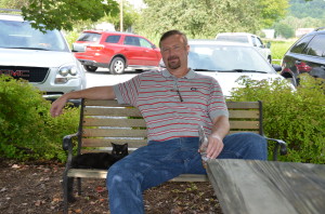 Greg found a friend at The Mast General Store. I wanted to bring it home with me!