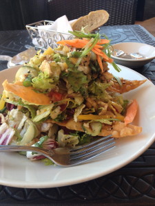 My favorite salad at The Cheesecake Factory--the Luau Salad. Oh my word! 