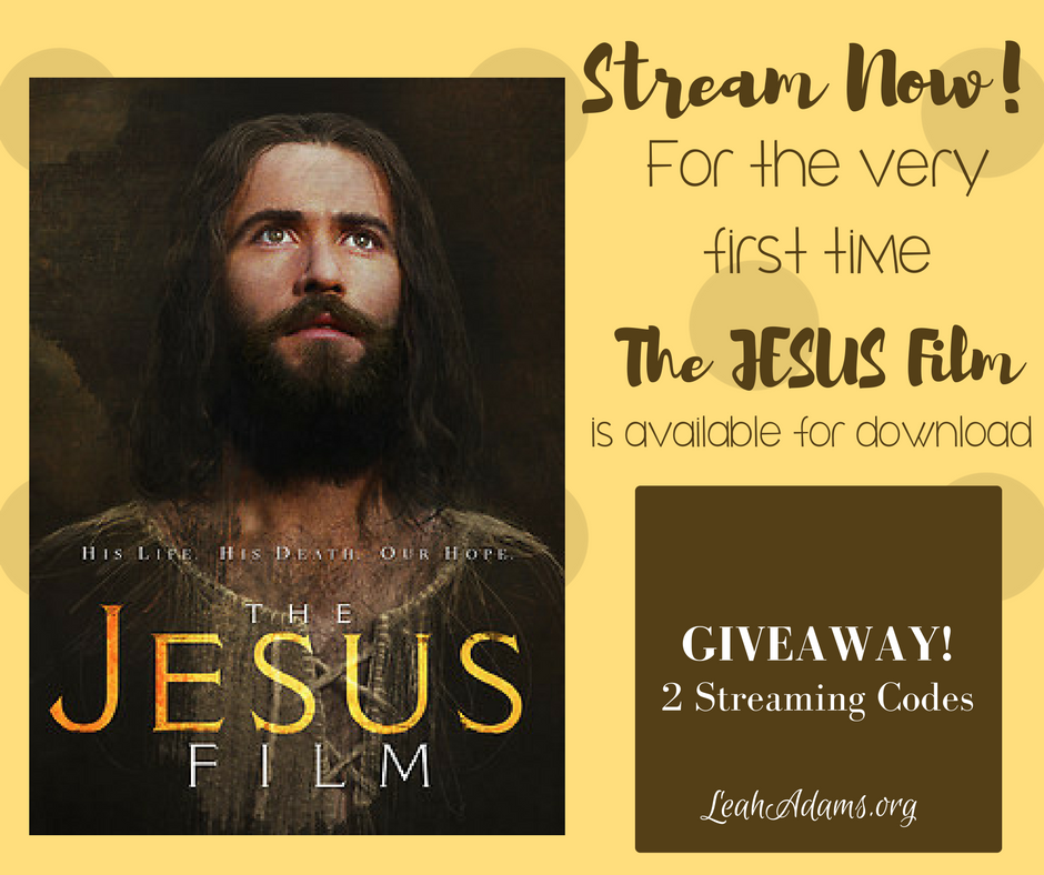 The Jesus Film Streaming and a Giveaway