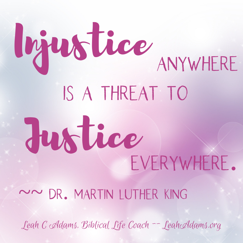 Thursday Thoughts Injustice